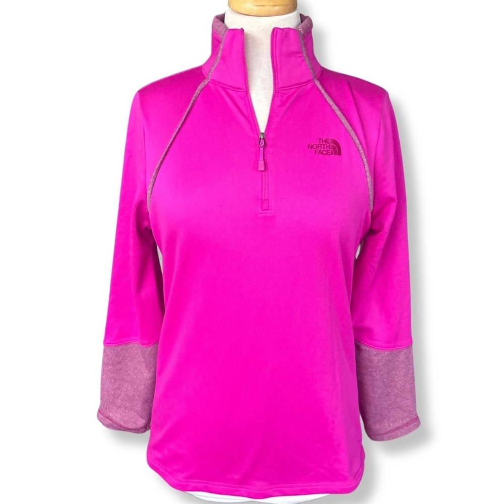 HOST PICK!! The North Face Women’s Pink Quarter Zip Fleece Pullover | Size L